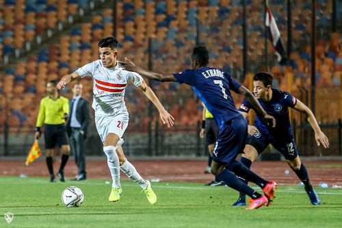 أشرف بنشرقي ينقذ الزمالك من الخسارة أمام بيراميدز بالدوري المصري