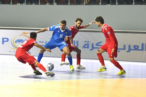 فوز مصر والبحرين في افتتاح كأس العرب للقاعة