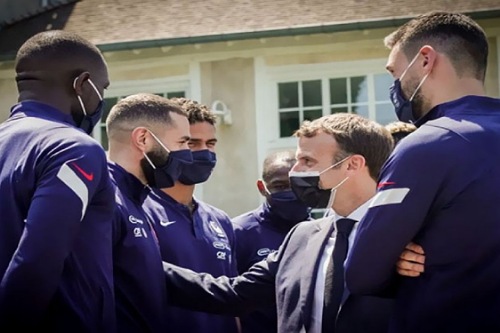 ماكرون يزور معسكر منتخب فرنسا قبل اليورو