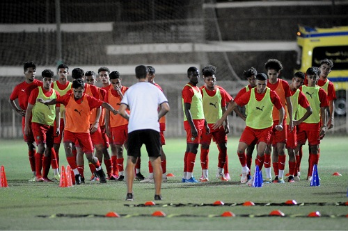 منتخب أقل من 20 سنة يستعد لمواجهة الإمارات