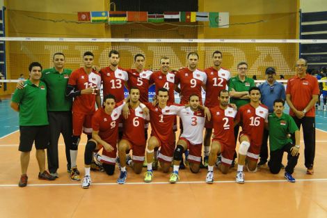 المنتخب الوطني يشارك في كأس إفريقيا لكرة الطائرة