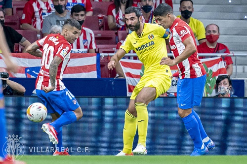 تعادل مثير بين أتليتيكو مدريد وفياريال في الليغا
