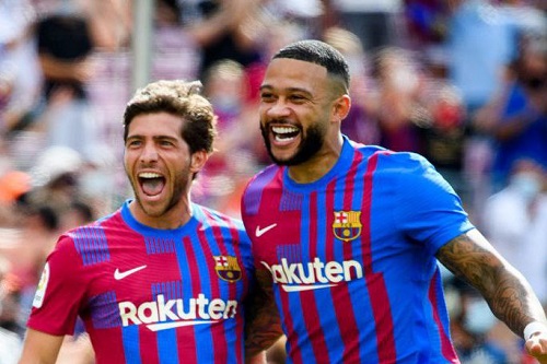 برشلونة يكشف تفاصيل إصابة سيرجي روبرتو ومارتين برايثوايت