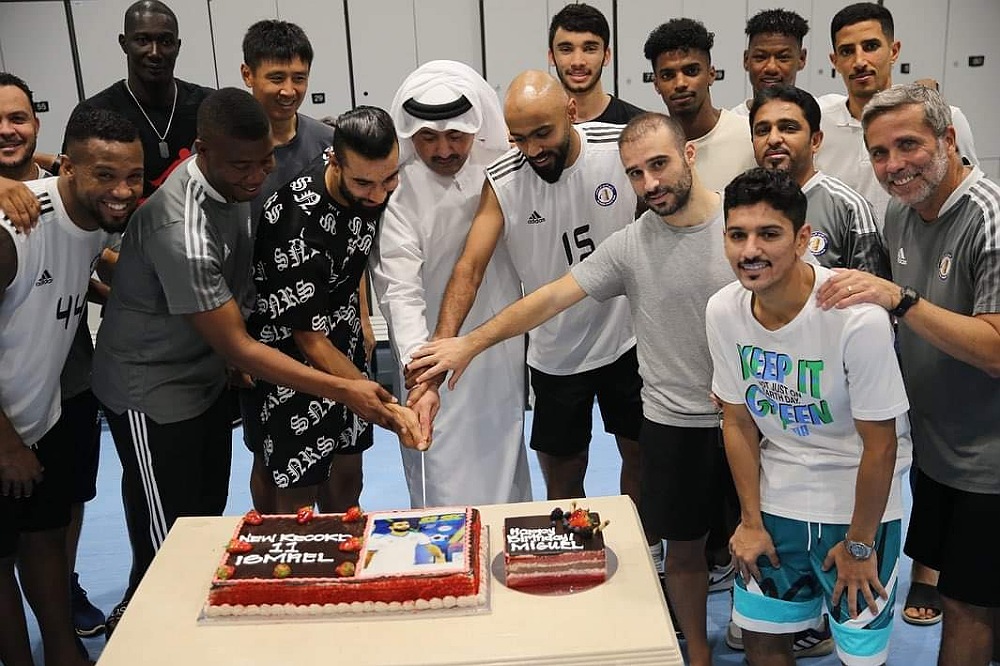 إدارة الخور تحتفل بأسرع هدف لإسماعيل الحداد