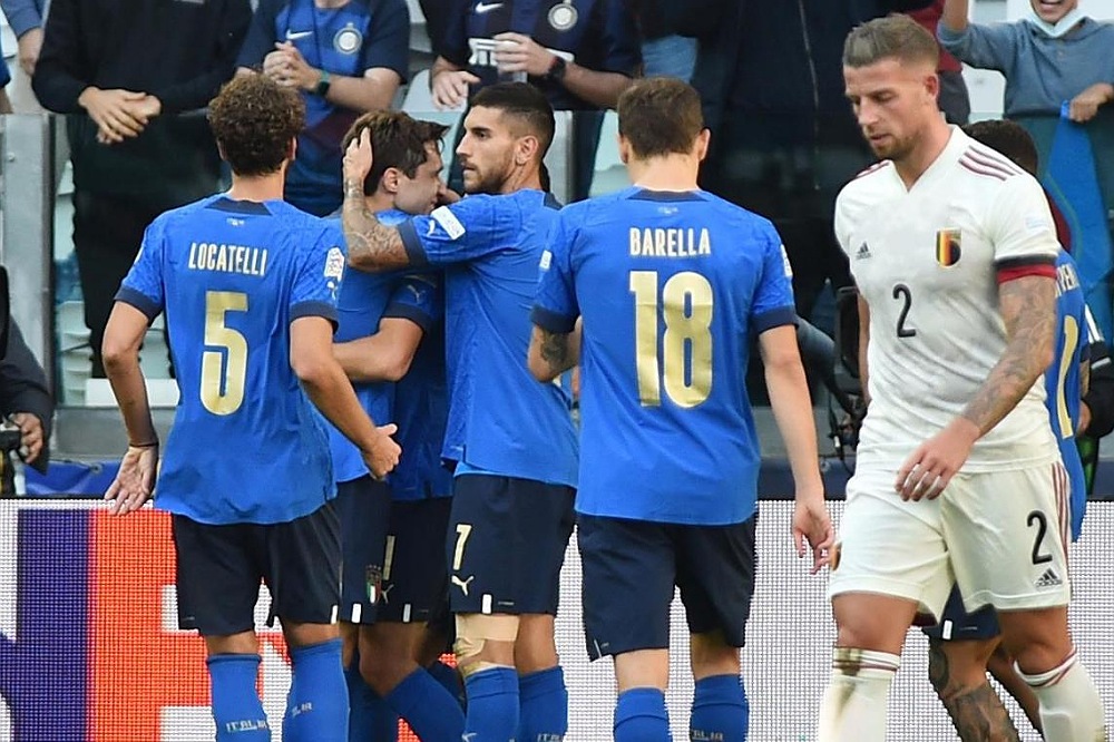 إيطاليا تنتصر على بلجيكا في الأمم الأوروبية