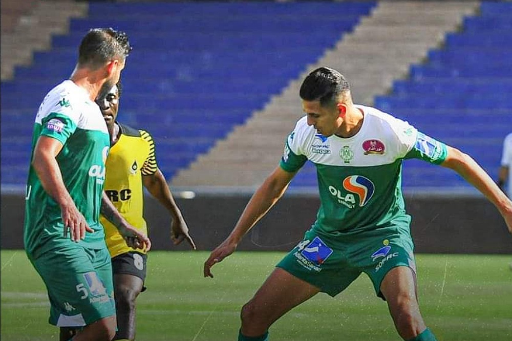 الرجاء يتغلب بثنائية نظيفة على أويليرز الليبيري في "العصبة"