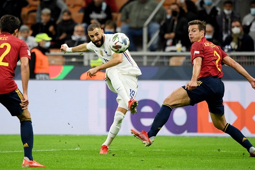 بنزيمة أفضل لاعب في نهائي دوري الأمم