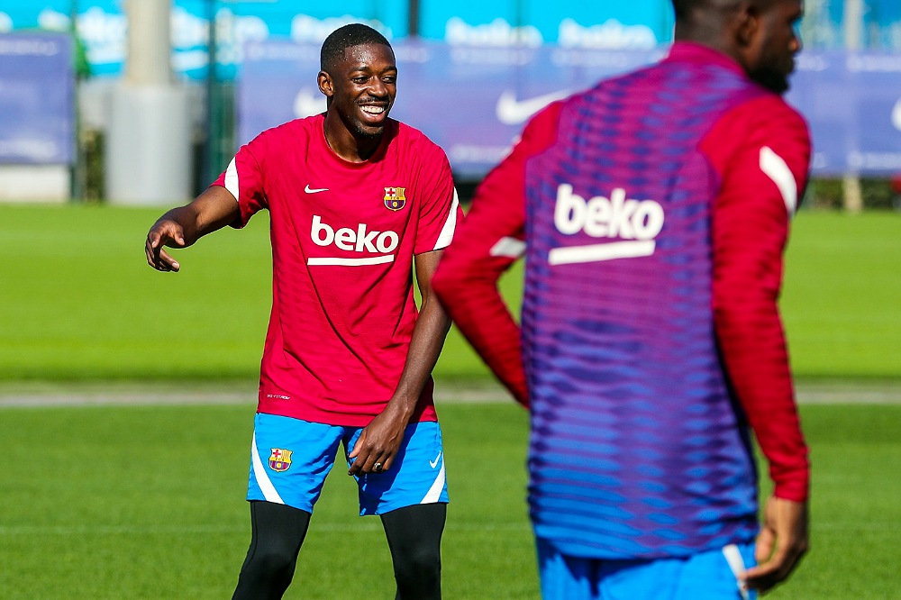 برشلونة يستعيد فاتي وديمبلي أمام دينامو كييف