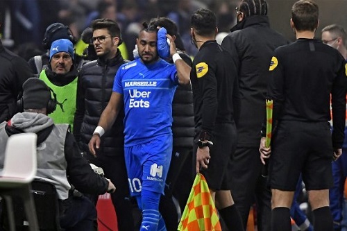 اعتقال المعتدي على ديميتري باييت في مباراة ليون ومارسيليا