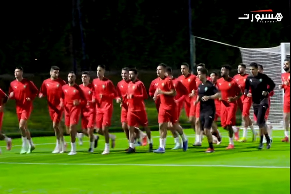 تحضيرات المنتخب لمواجهة الأردن