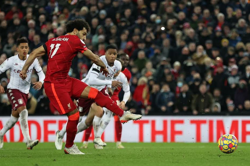 محمد صلاح ينقذ ليفربول من فخ أستون فيلا