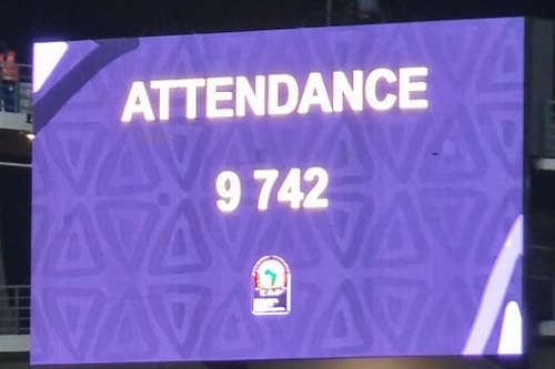 9742 عدد الحاضرين في مباراة المغرب ومالاوي