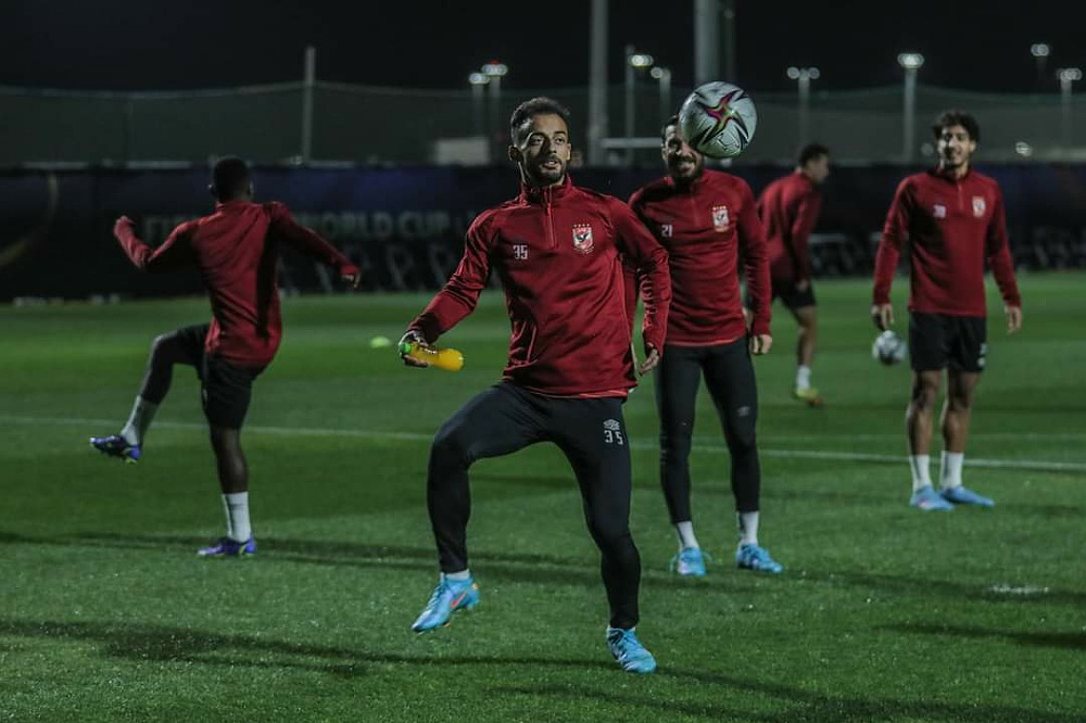 الأهلي المصري يتدرب على ركلات الجزاء