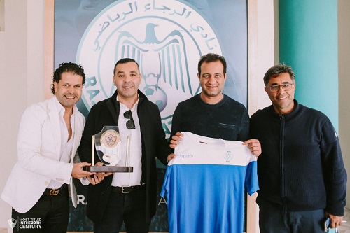 الزمالك المصري يهدي الرجاء درع القلعة البيضاء