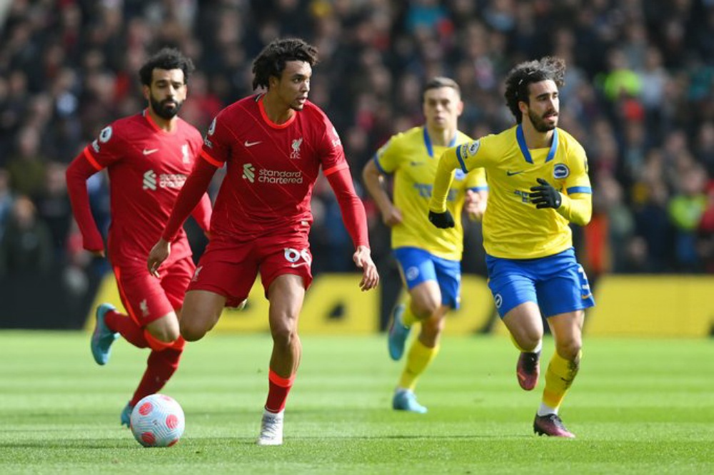 ليفربول يستمر في ملاحقة السيتي بهزم برايتون