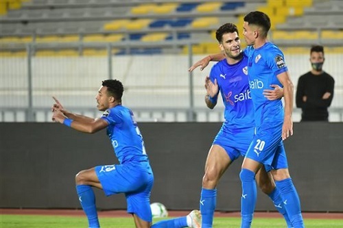 هدف الزمالك الأفضل في ثالث جولات الأبطال