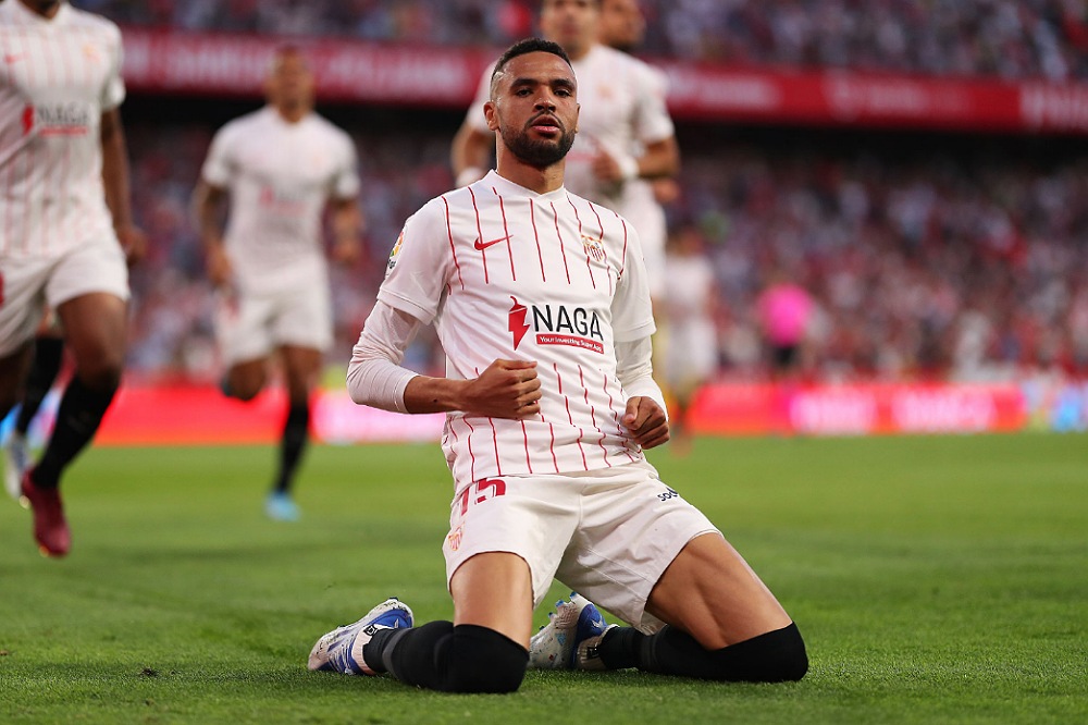النصيري يعود إلى هز الشباك في مباراة تعادل إشبيلية مع قادش في الدوري الإسباني