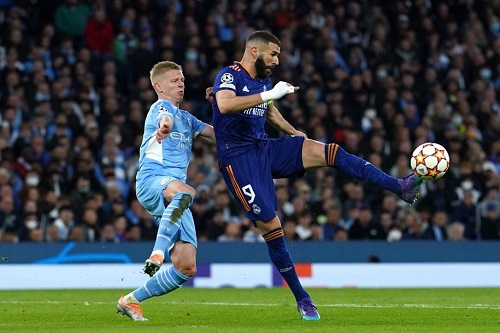 فوز مثير لمانشستر سيتي على ريال مدريد في ذهاب نصف نهائي دوري أبطال أوروبا