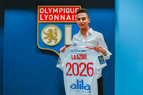 أولمبيك ليون يعلن تعاقده مع لاعب الفتح الرباطي أشرف لعزيري