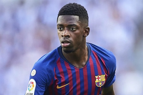 ديمبيلي يُمهد لتجديد عقده مع برشلونة بالظهور في تدريبات الفريق