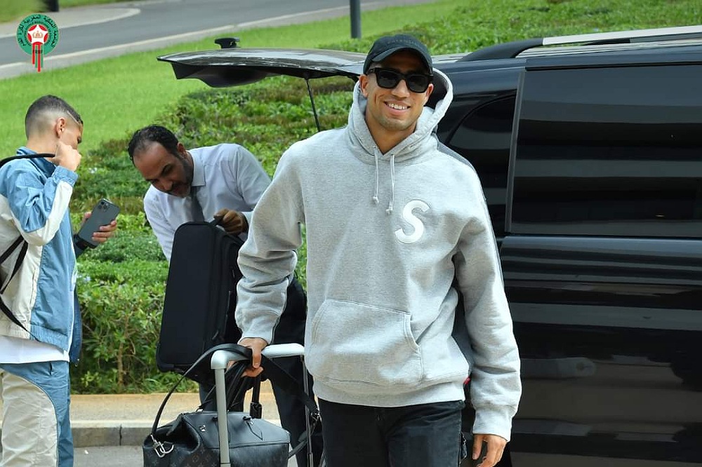 عناصر المنتخب يصلون إلى مركب محمد السادس