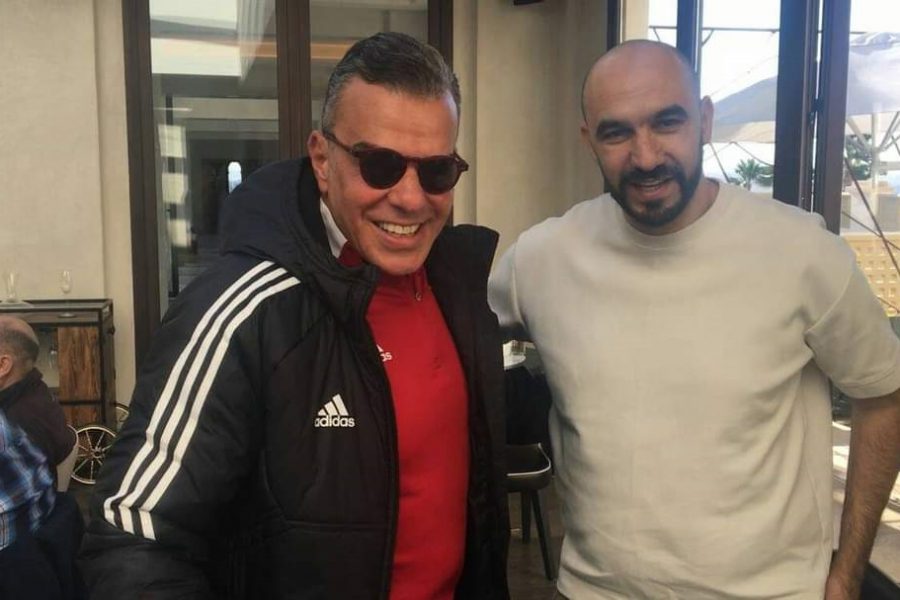 الركراكي يزور بعثة الأهلي المصري.. ومسؤولو الأخير: ممتنون لوليد