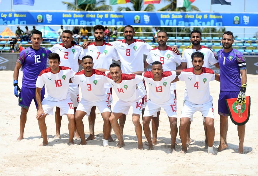 منتخب الشاطئية يتغلب على نظيره الفرنسي