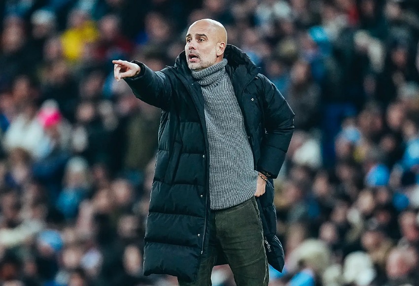 غوارديولا مدرب مانشستر سيتي: صراع التنافس على لقب الدوري لم ينته