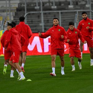 المنتخب الوطني المغربي ينهي تحضيراته لمواجهة بوركينافاسو وديا بلانس