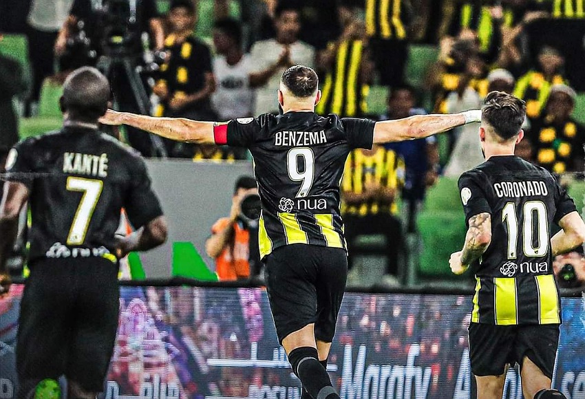 بنزيمة بعيد الاتحاد لطريق الانتصارات