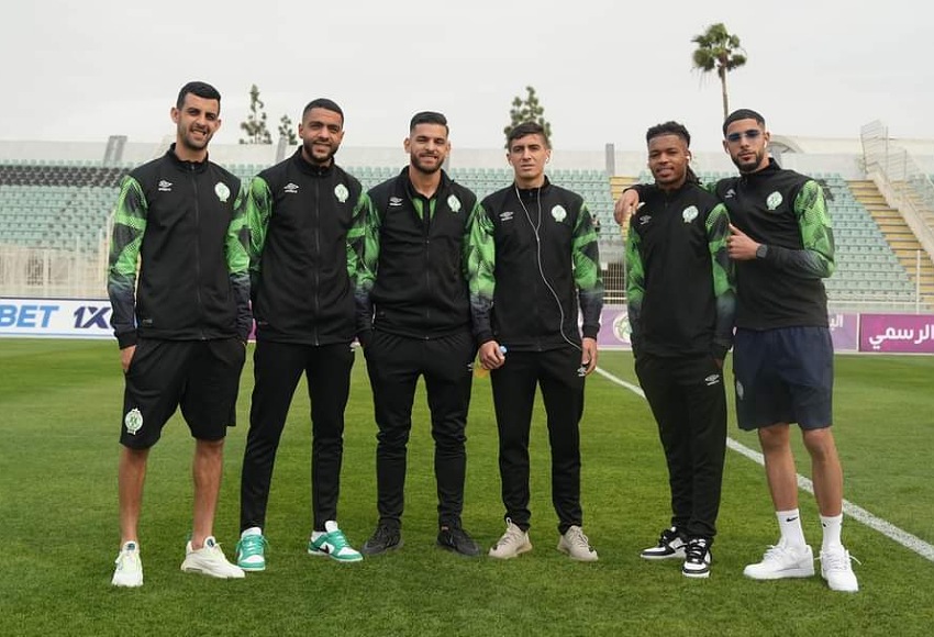 تشكيلة الرجاء الرياضي أمام يوسفية برشيد