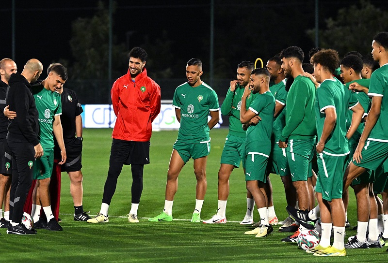 انطلاق معسكر المنتخب المغربي.. "الأسود" يخوضون أول حصة تدريبية في المعمورة