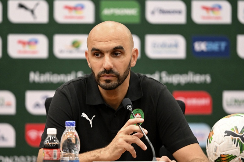 الركراكي: زامبيا خصم عنيد.. ونسعى لإنهاء التصفيات بالعلامة الكاملة