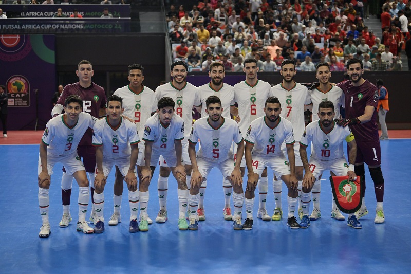 "أسود الفوتسال" يواجهون ليبيا في نصف نهائي كأس إفريقيا للأمم