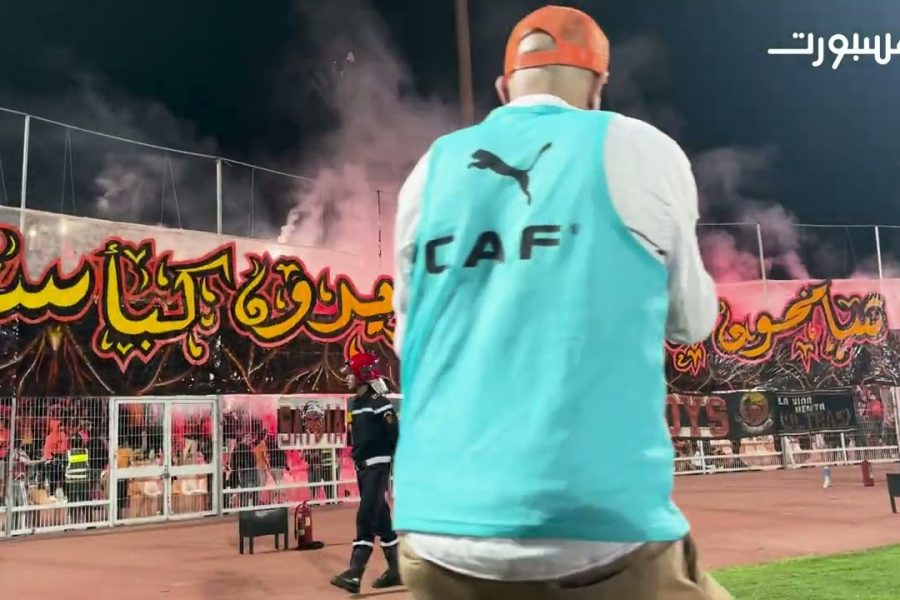 إبداع بركاني عالمي في مباراة النهضة والزمالك المصري