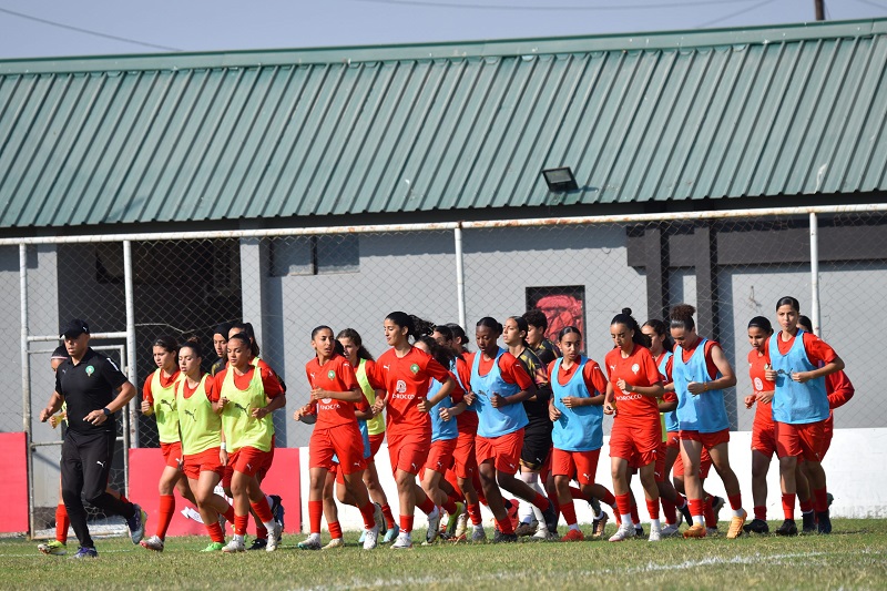 "لبؤات U17" يزلن العياء قبل مواجهة زامبيا