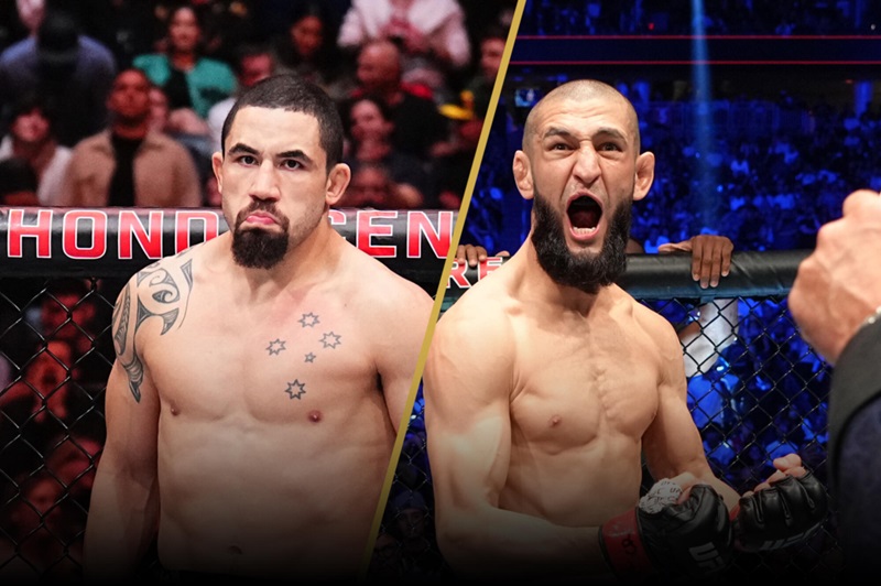 أبطال "UFC" يعلنون التحدي من الرياض