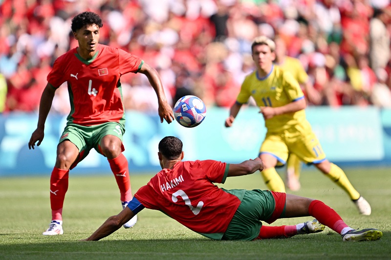 منتخب أوكرانيا يفاجئ الأولمبيين في آخر الدقائق ويفوز عليه في الأولمبياد