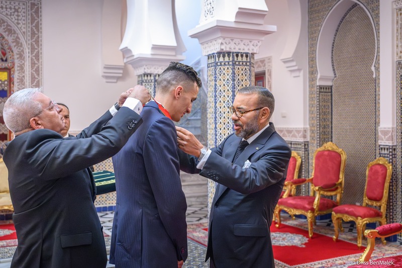 البقالي: وسام العرش يزيدني قوة وفخرا