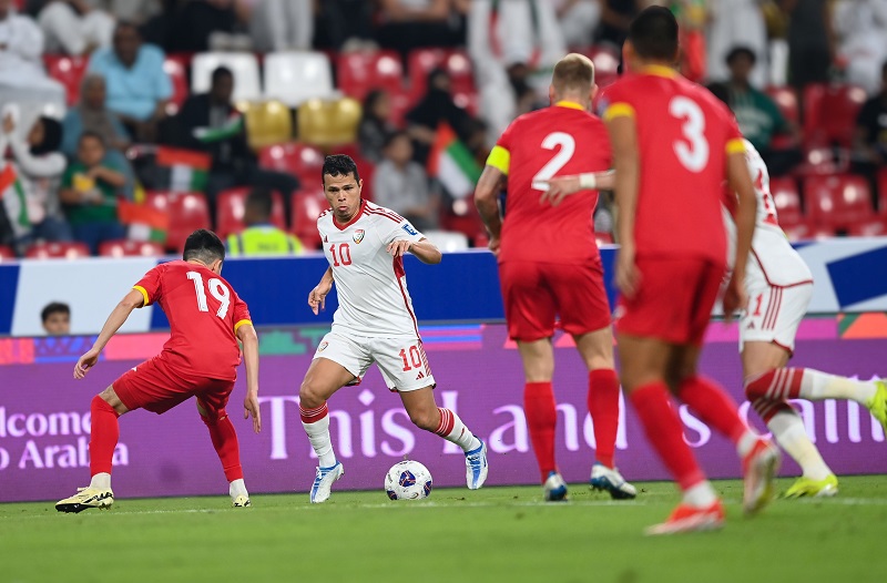 الإمارات تعود للانتصارات بثلاثية في قرغيزستان بتصفيات كأس العالم