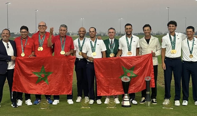 المغرب يفوز بذهبية بطولة العرب للغولف