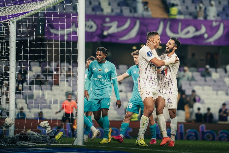 رحيمي يمنح العين فوزا صعبا على نادي عموتة في كأس الرابطة