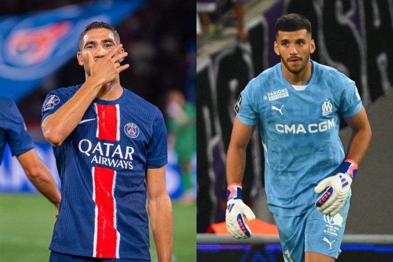 حارس مرمى أولمبيك مارسيليا يختار حكيمي الأفضل في ذهاب "الليغ 1"