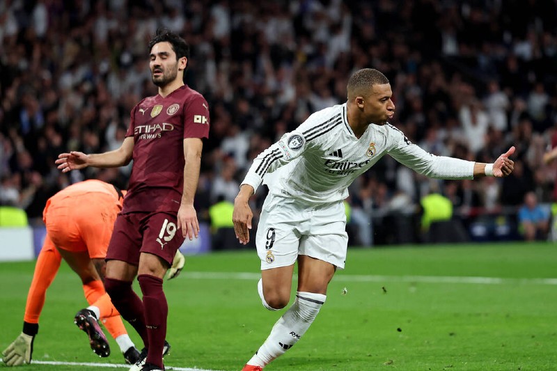 "هاتريك" مبابي يقود ريال مدريد لتجاوز السيتي في دوري أبطال أوروبا
