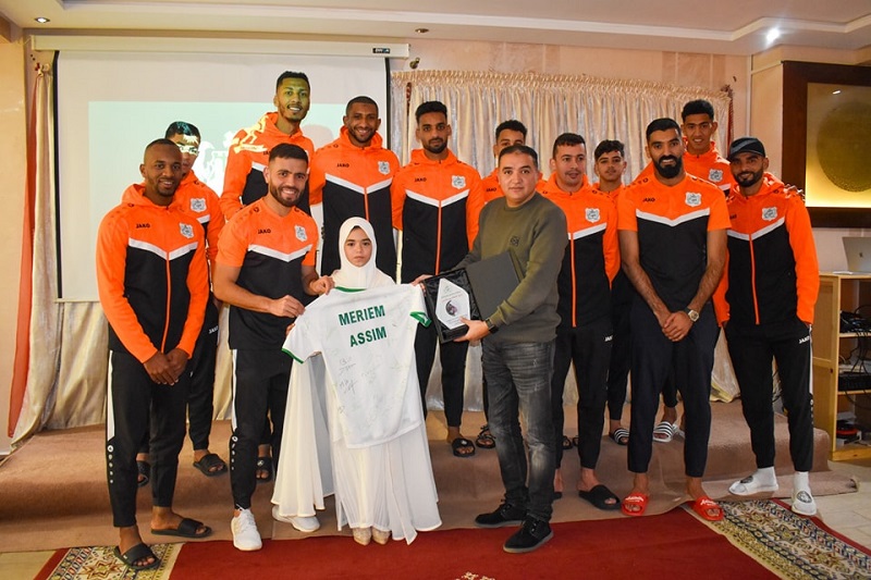 الدفاع الجديدي يكرم الطفلة عصيم