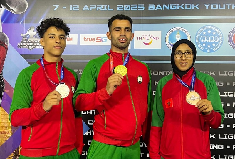 كيك بوكسينغ.. المغرب يتألق في تايلاند