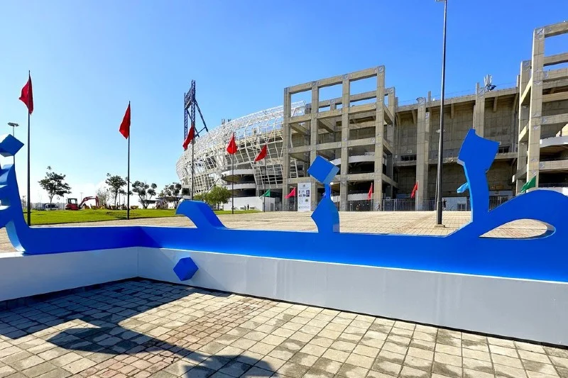 تسريع وتيرة أشغال ملعب طنجة الكبير