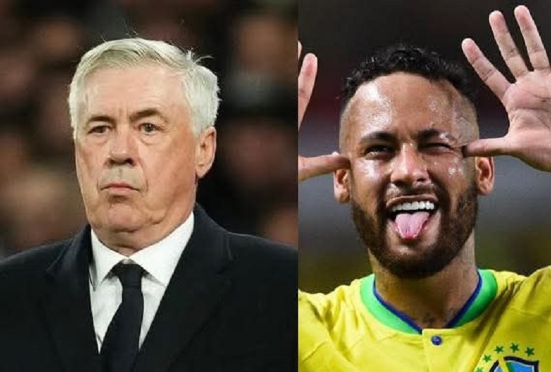 أنشيلوتي يحث نيمار على "الاستعداد جيدا" من أجل كأس العالم 2026
