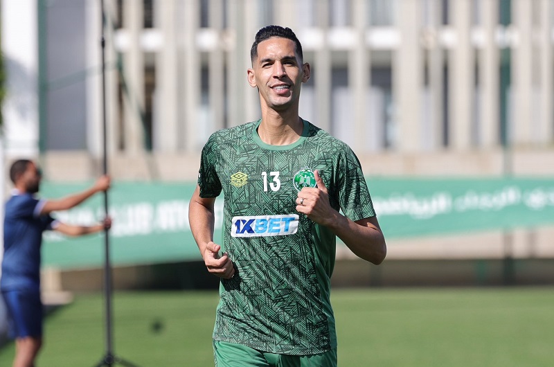 بدر بانون يلتحق بتداريب الرجاء الرياضي