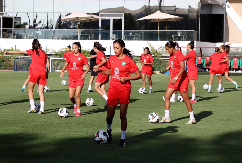 المنتخب النسوي يواصل تحضيراته لغانا و"اللبؤات" يؤكدن جاهزيتهن